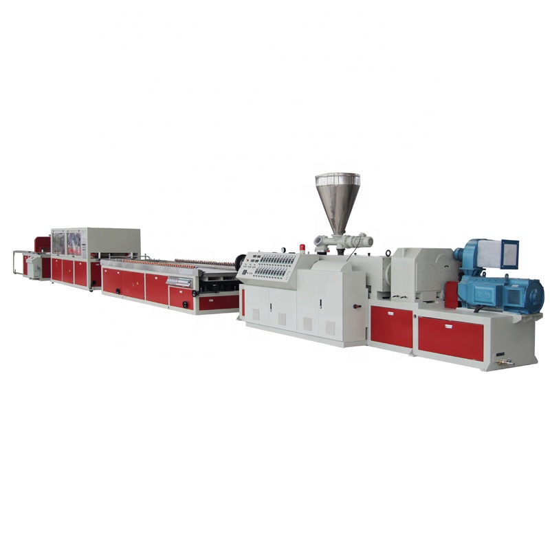 High Quality Profile Making Machine PVC Wall Panel Production Line / PVC Wall Panel Extrusion Line Cutter Machine