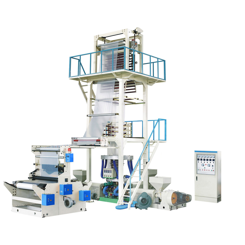 High Speed ABA 3 2 Layer Mini Stretch HDPE LDPE PE Film Extruder Agriculture Polyethylene Plastic Film Blowing Machine Price